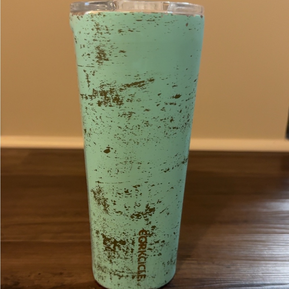 Corkcicle Distressed Aqua Tumbler
